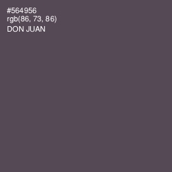 #564956 - Don Juan Color Image